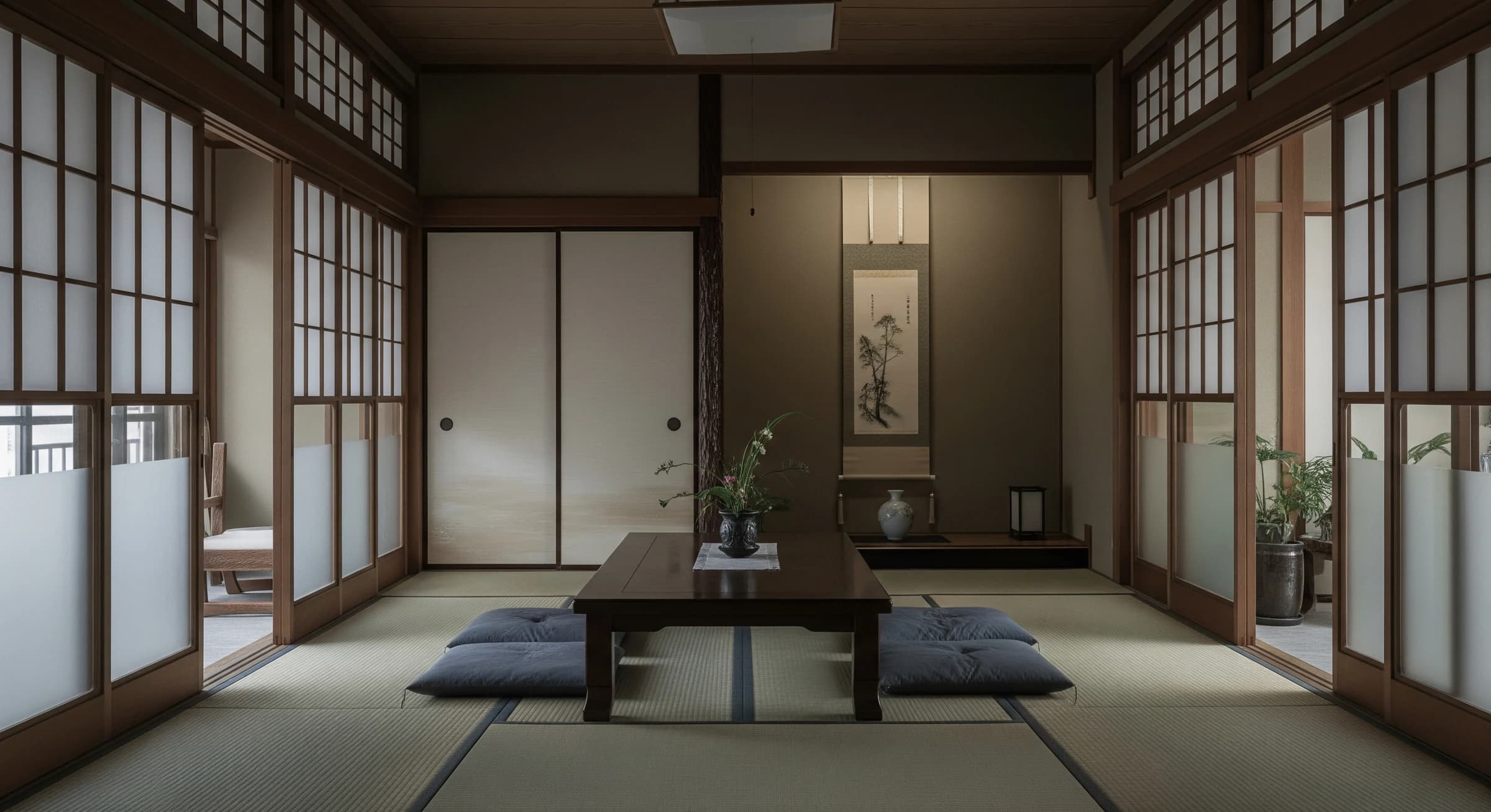 高齢者を見守るスタッフ